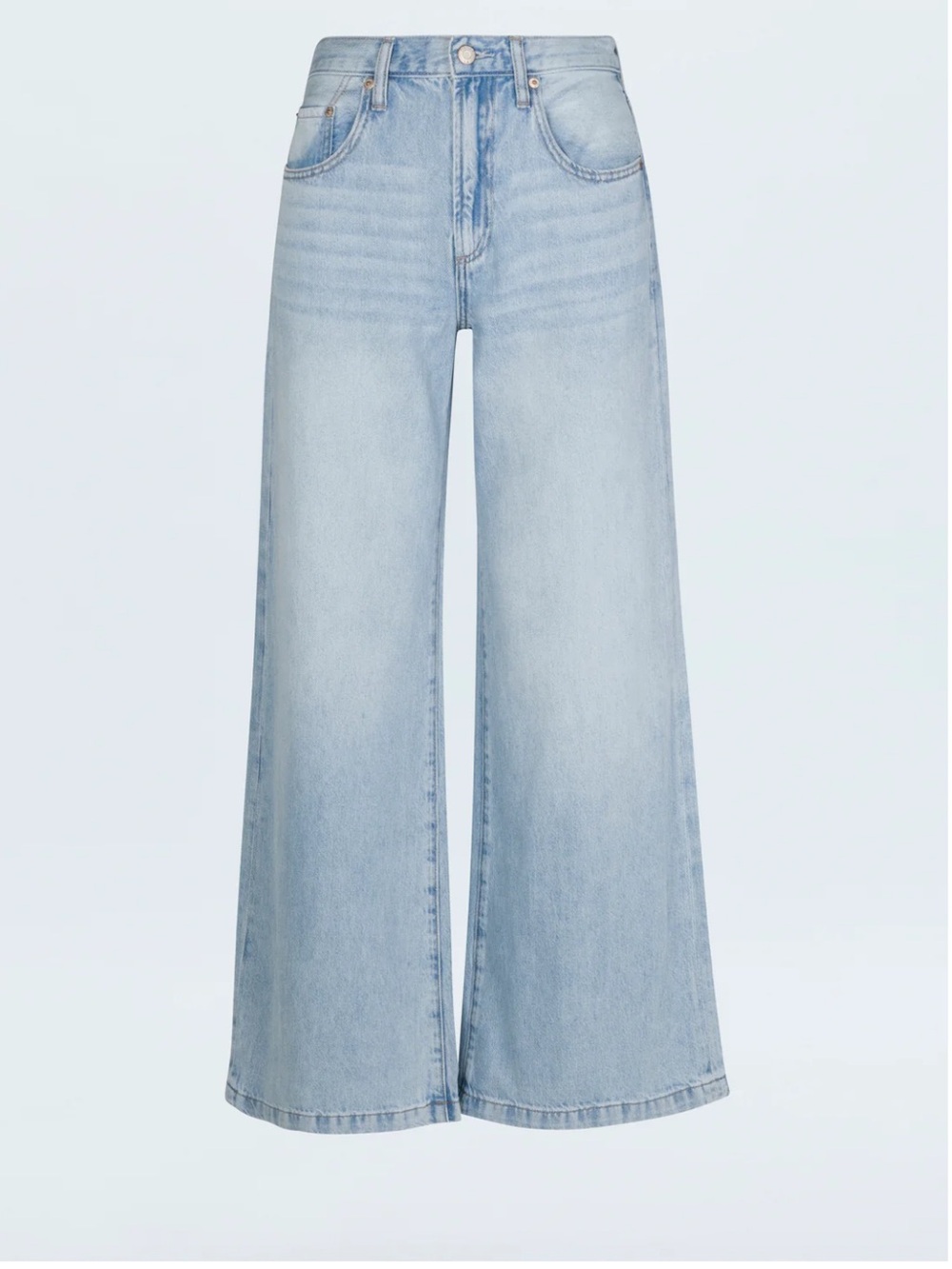 Pistola Denim Wide-Leg Light Wash Jeans - Picture 2 of 6